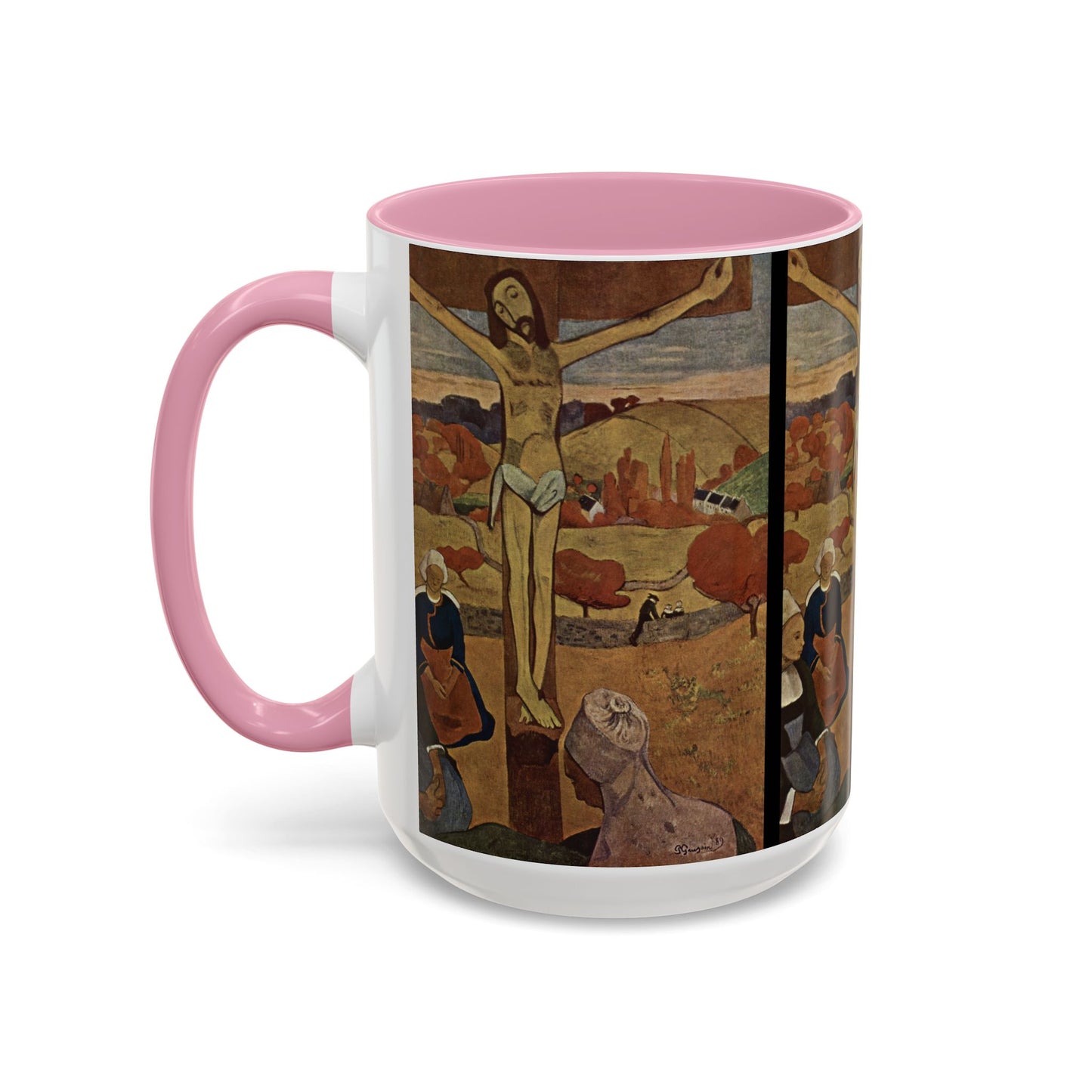 Gauguin, Paul - The Yellow Christ (1889) - Colorful Accent Mugs