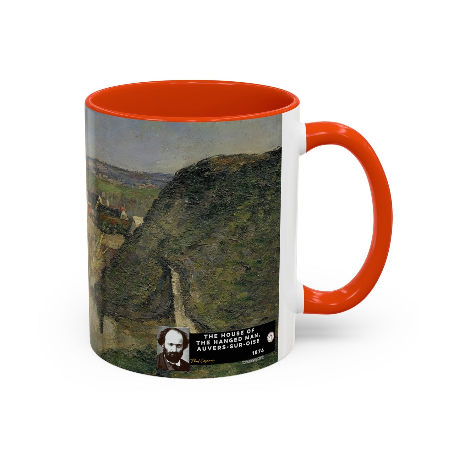Cézanne, Paul - The House of the Hanged Man, Auvers-sur-Oise (1874) - Colorful Accent Mugs