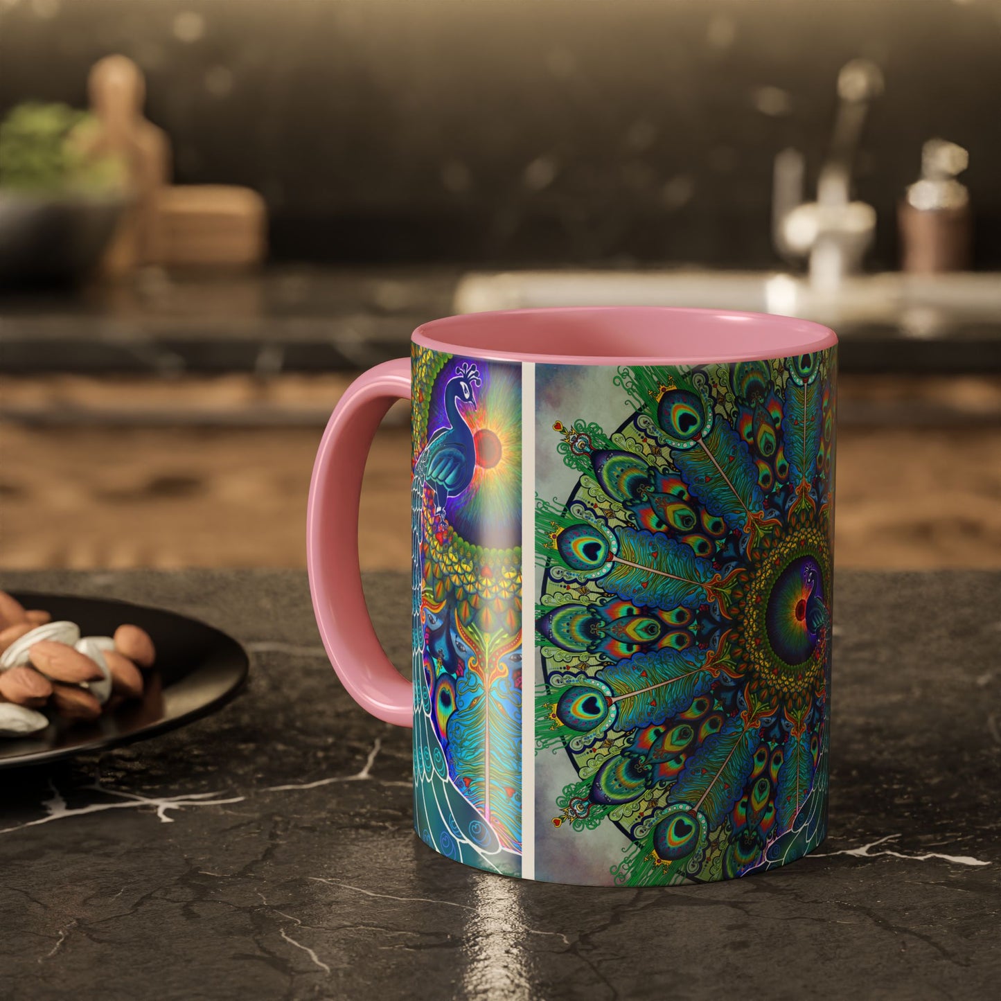 Pacio, Adam - Melek Taus Mandala - Colorful Accent Mugs