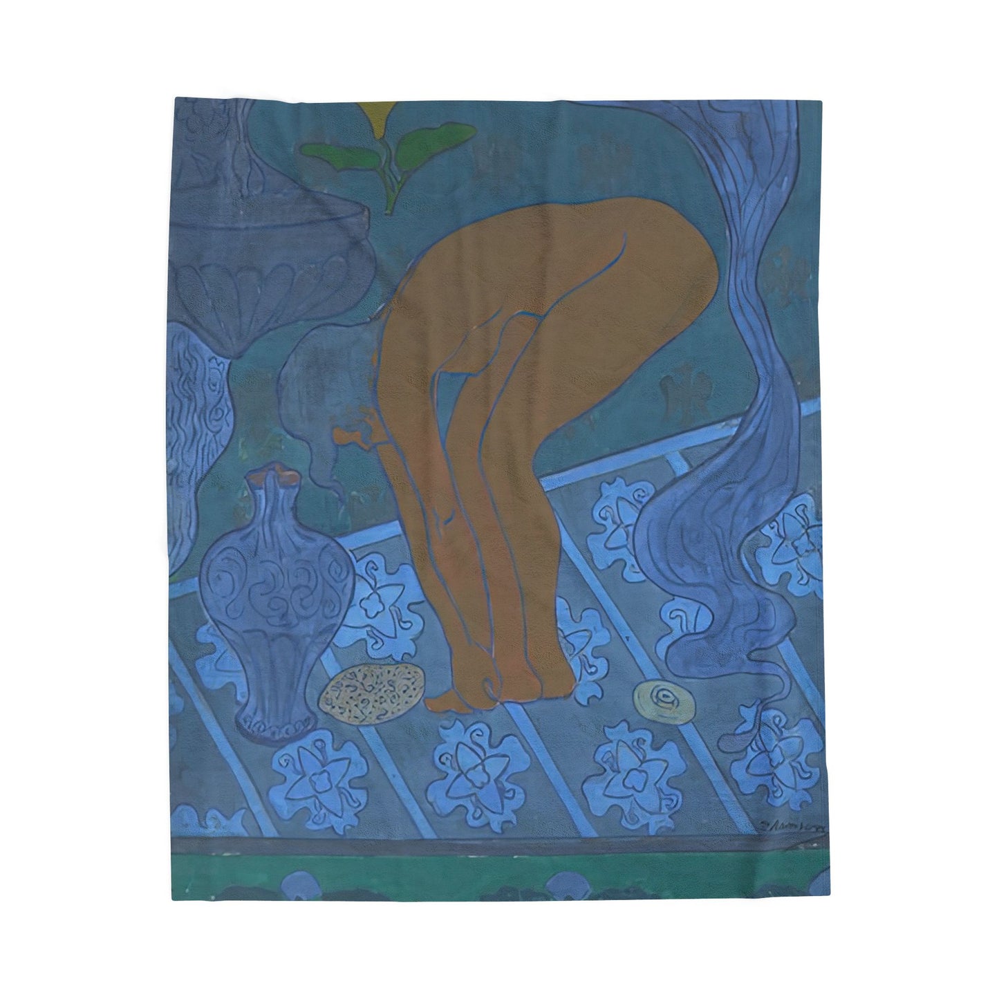 Ranson, Paul - The Blue Bather (1891) - Velveteen Plush Blanket
