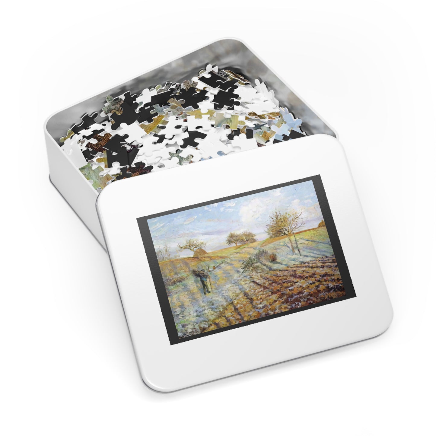 Pissarro's "Hoarfrost" - 1000pc Jigsaw Puzzle