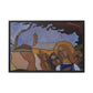 Filiger, Charles - Virgin and Two Angels (1895) - Matte Canvas, Framed