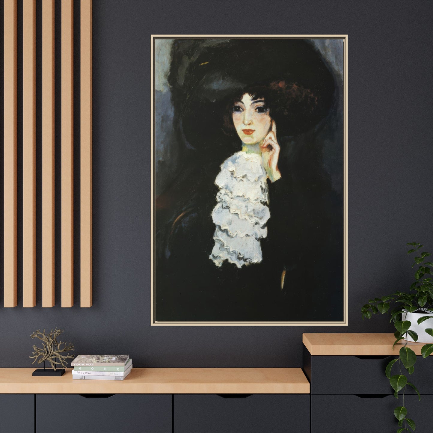 Van Dongen, Kees - Woman with Frill (1905) - Matte Canvas, Framed