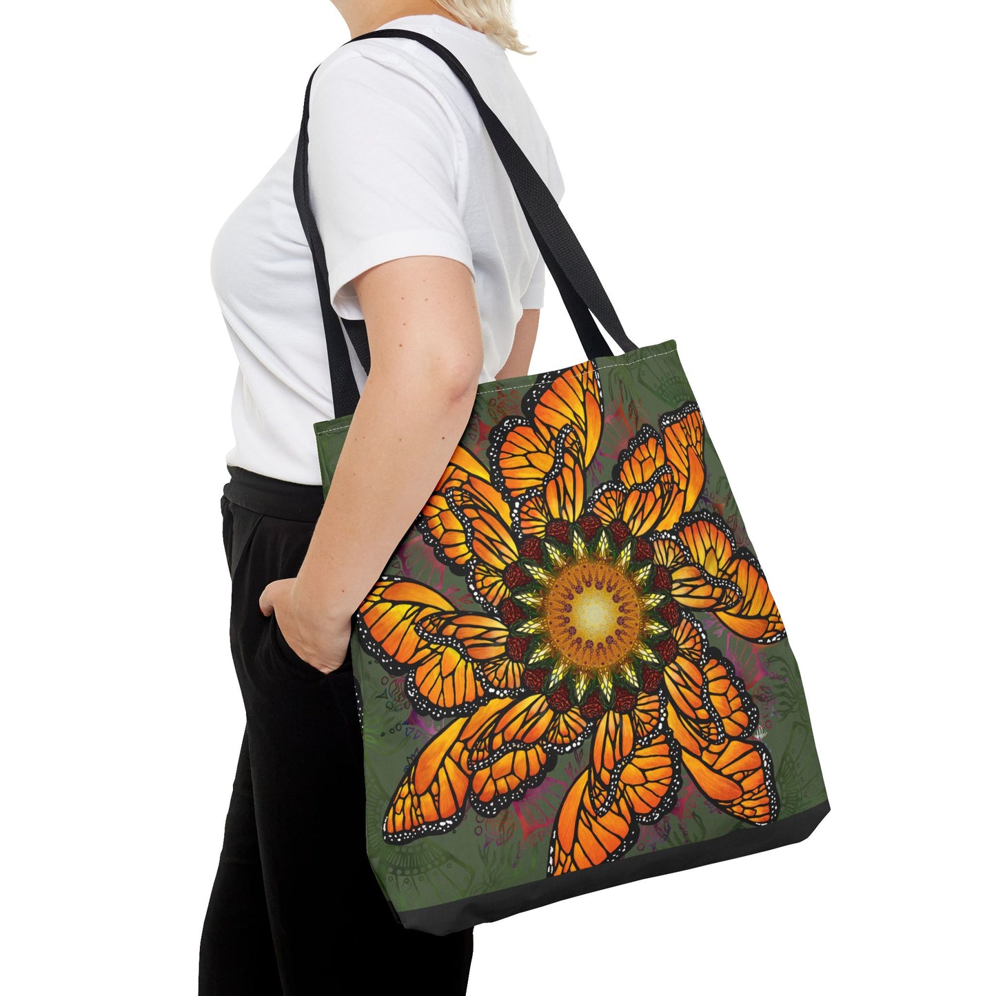 Pacio, Adam - Monarch Butterfly Mandala - Tote Bag