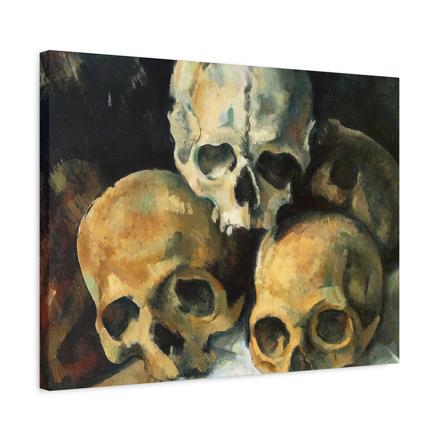 Cézanne, Paul - Pyramid of Skulls (1901) - Canvas Block, unframed