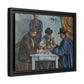 Cézanne, Paul - The Card Players (1892) - Matte Canvas, Framed