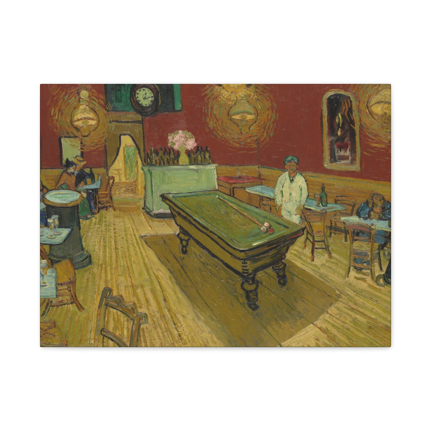 Van Gogh, Vincent - The Night Cafe (1888) - Canvas Block, unframed