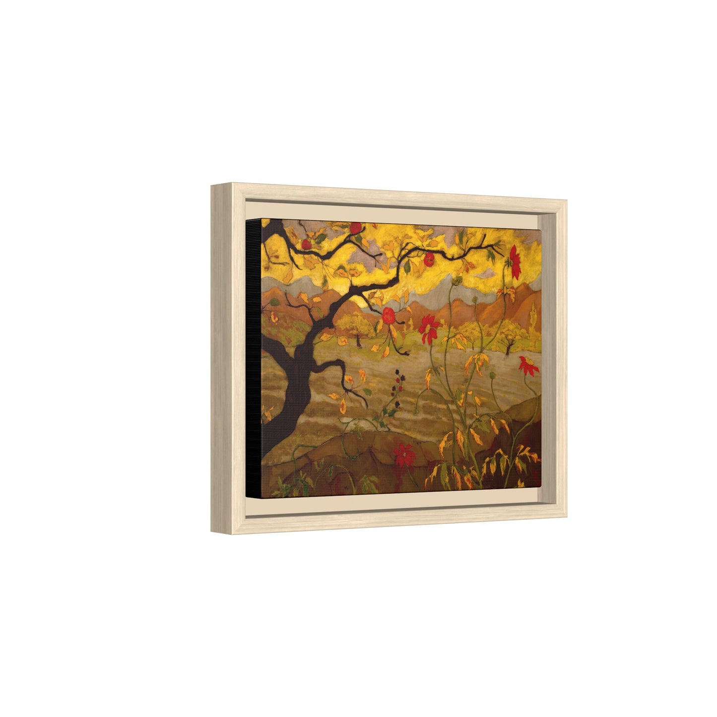 Ranson, Paul - Apple Tree with Red Fruit (1902) - Matte Canvas, Framed