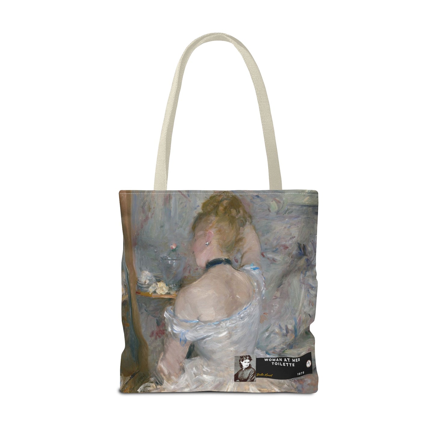 Morisot, Berthe - Woman at Her Toilette (1880) - Tote Bag