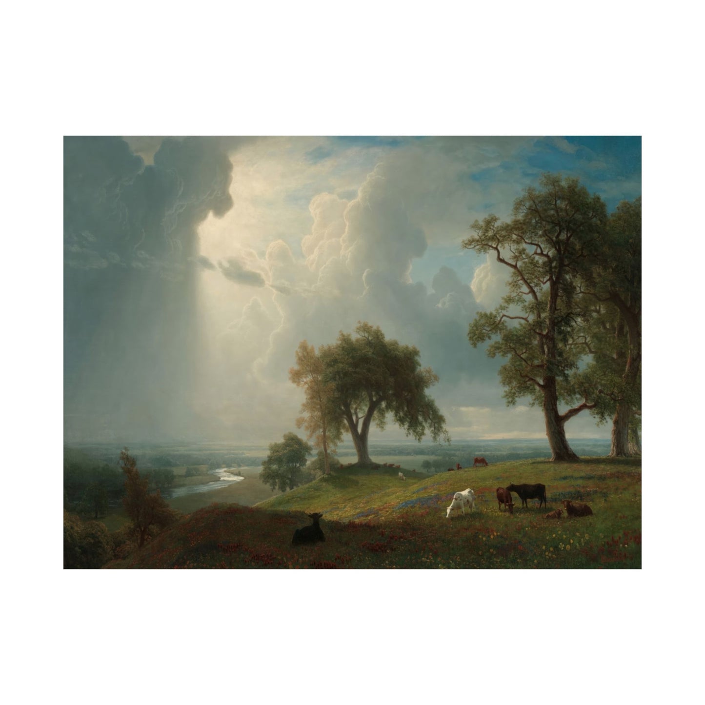 Bierstadt, Albert - California Spring (1875) - Satin Posters