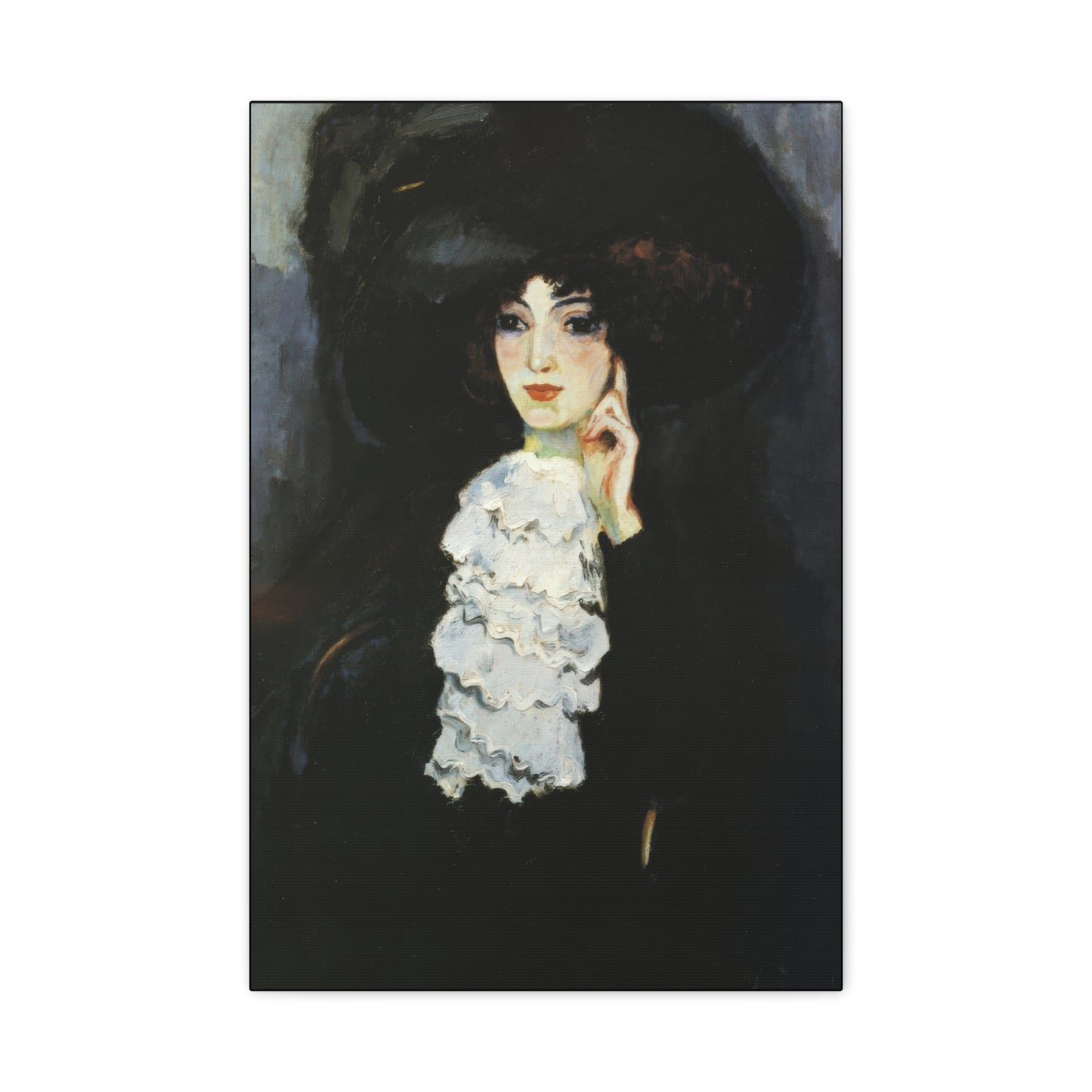 Van Dongen, Kees - Woman with Frill (1905) - Canvas Block, unframed