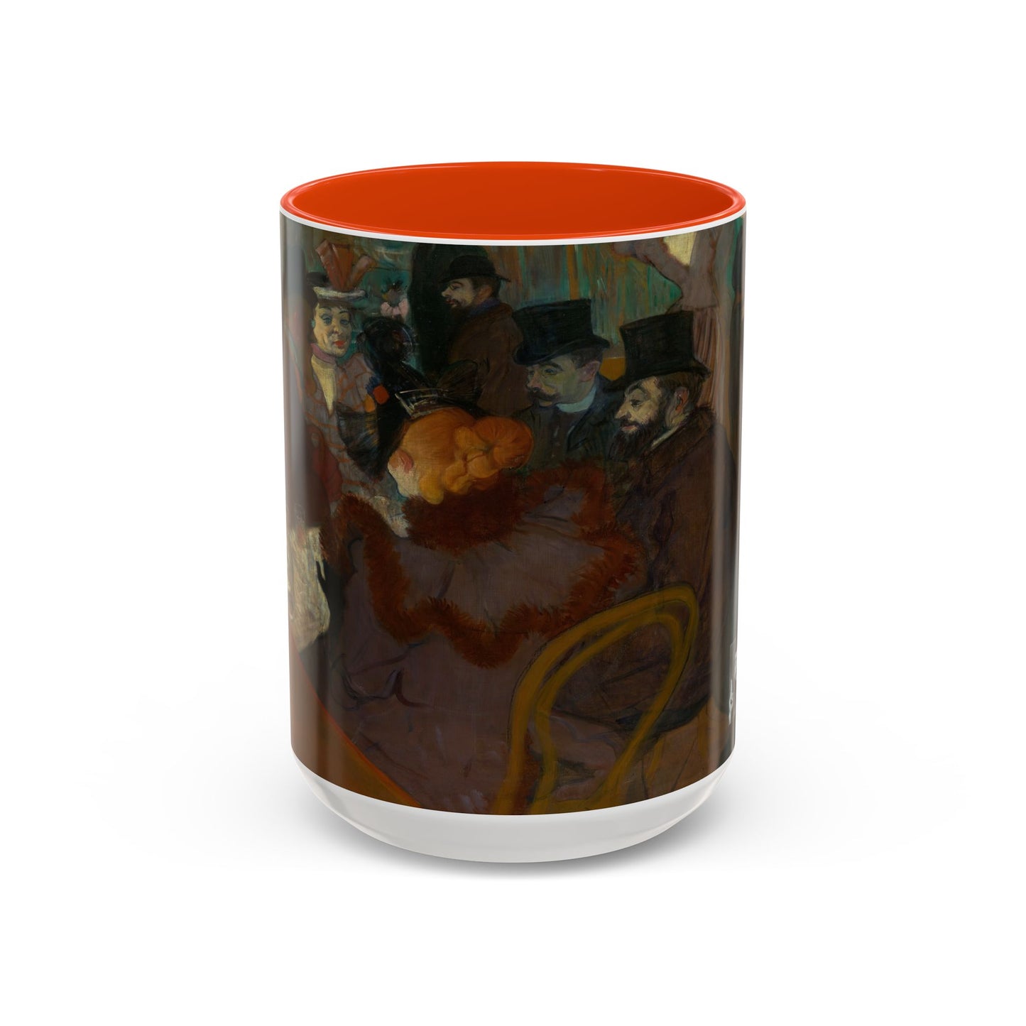 Toulouse-Lautrec, Henri - At the Moulin Rouge (1892) - Colorful Accent Mugs