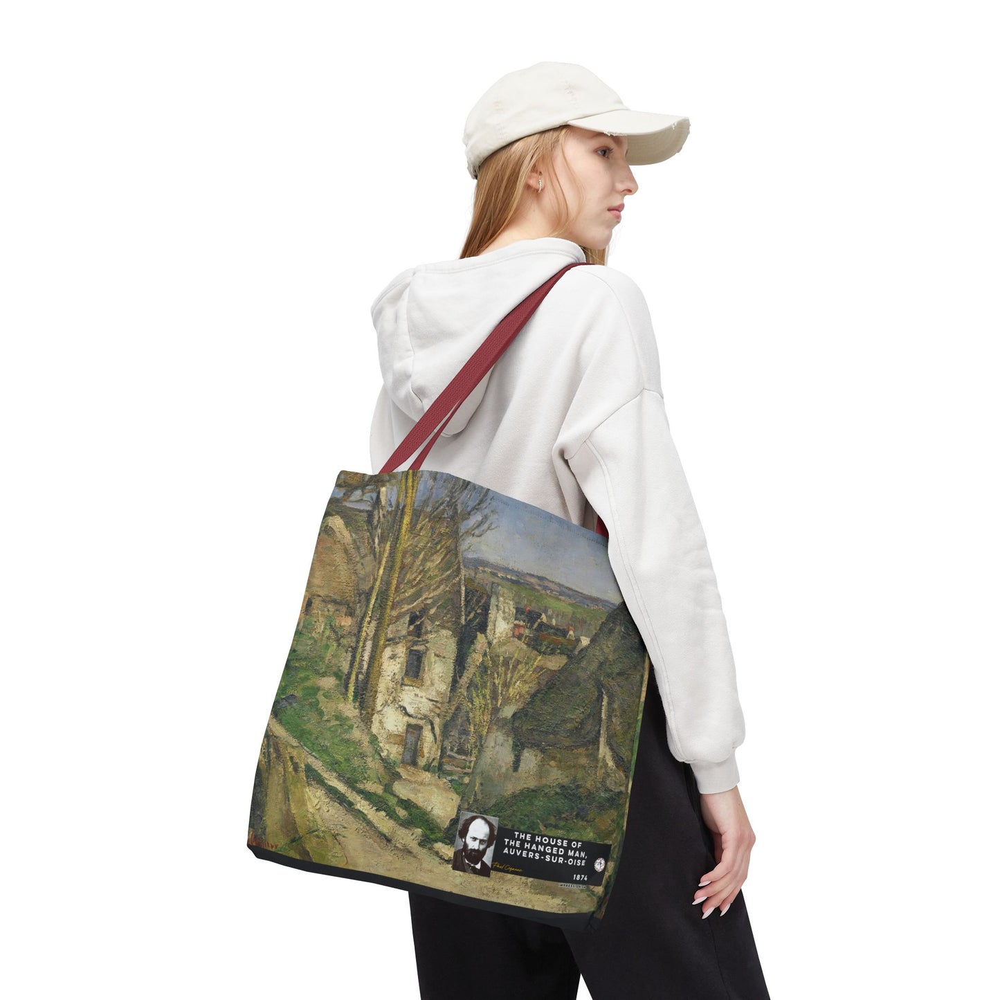 Cézanne, Paul - The House of the Hanged Man, Auvers-sur-Oise (1874) - Tote Bag