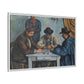 Cézanne, Paul - The Card Players (1892) - Matte Canvas, Framed