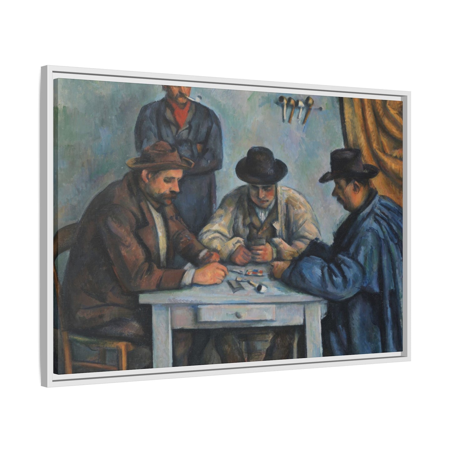 Cézanne, Paul - The Card Players (1892) - Matte Canvas, Framed
