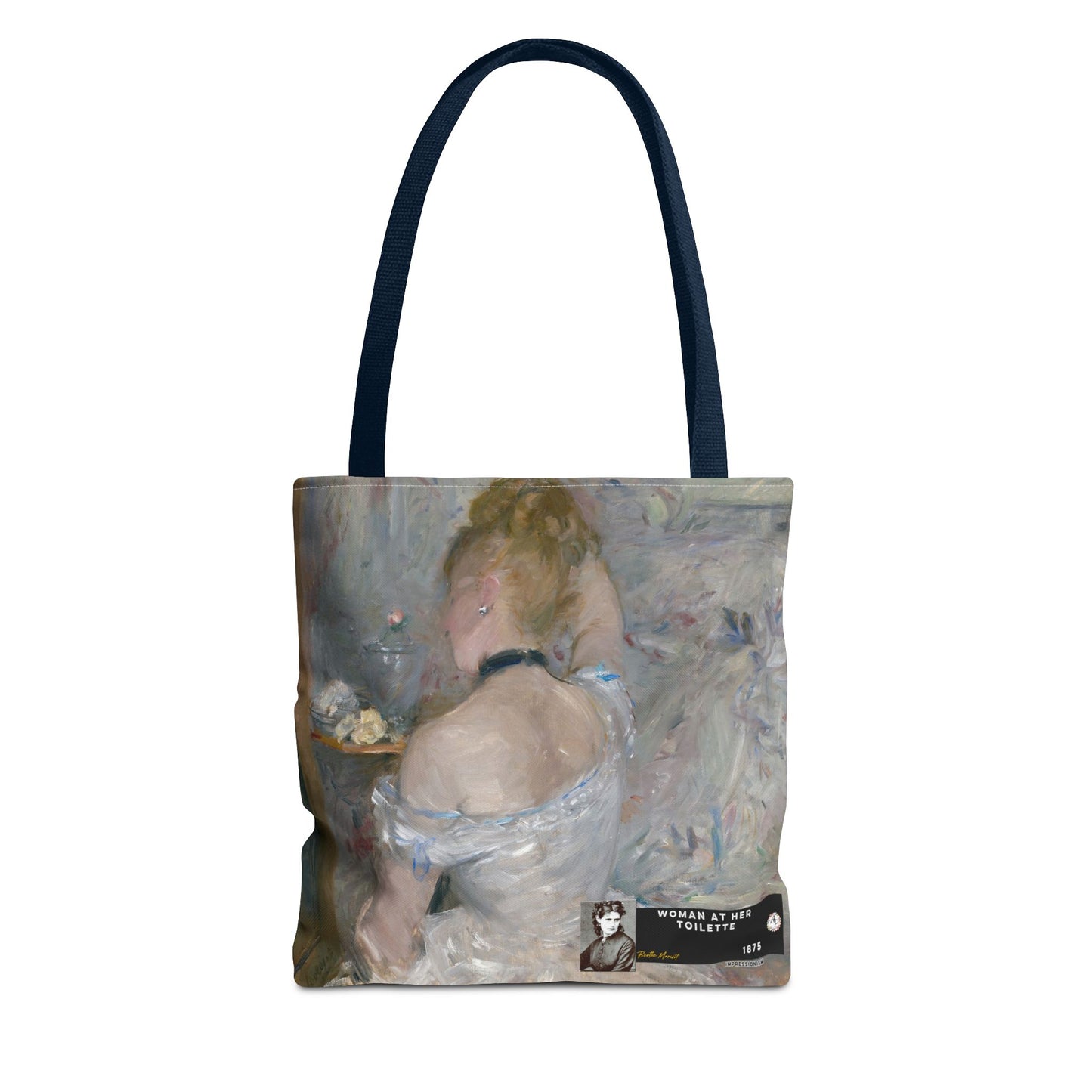 Morisot, Berthe - Woman at Her Toilette (1880) - Tote Bag