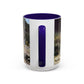 Courbet, Gustave - The Stone Breakers (1850) - Colorful Accent Mugs