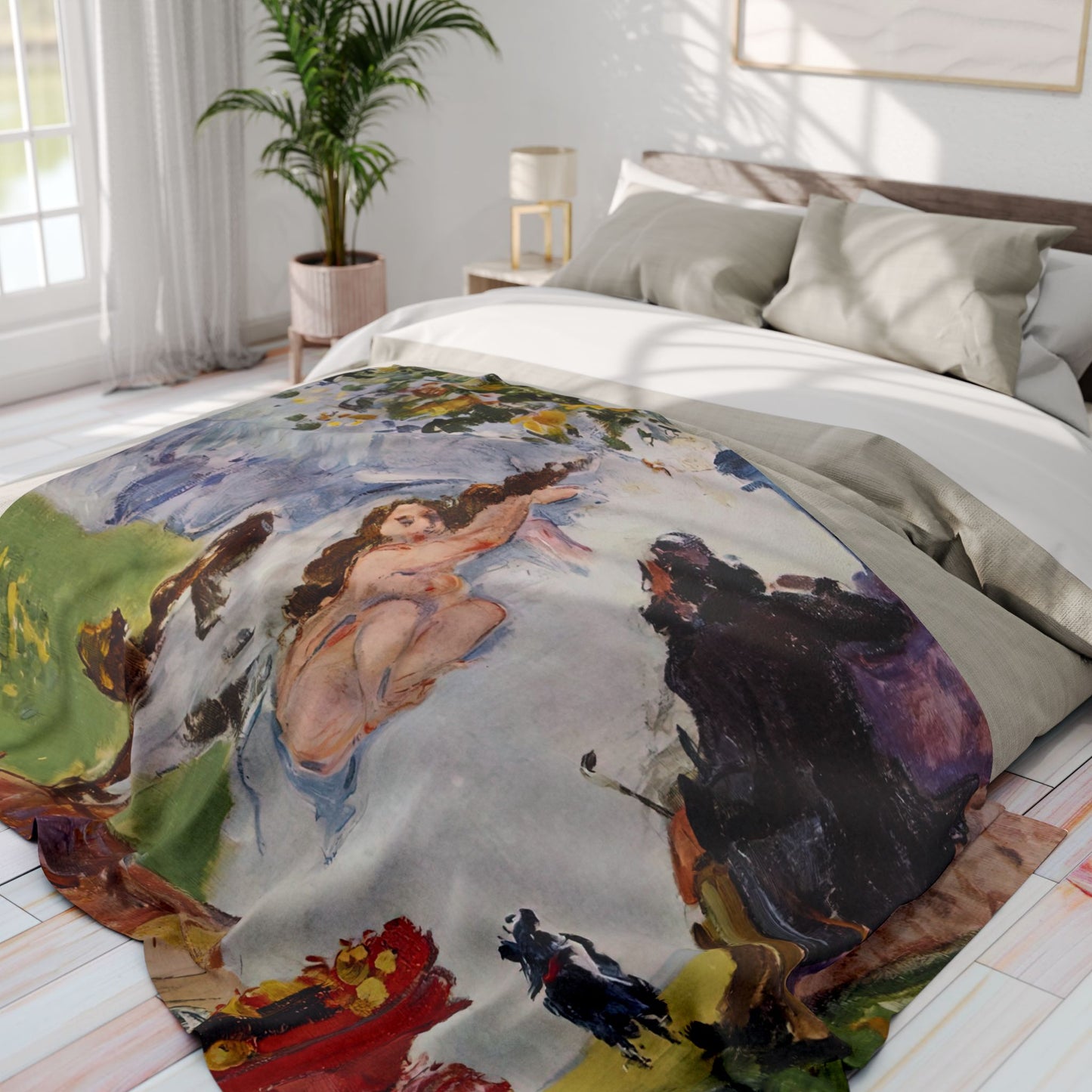 Cézanne, Paul - A Modern Olympia (1874) - Arctic Fleece Blanket