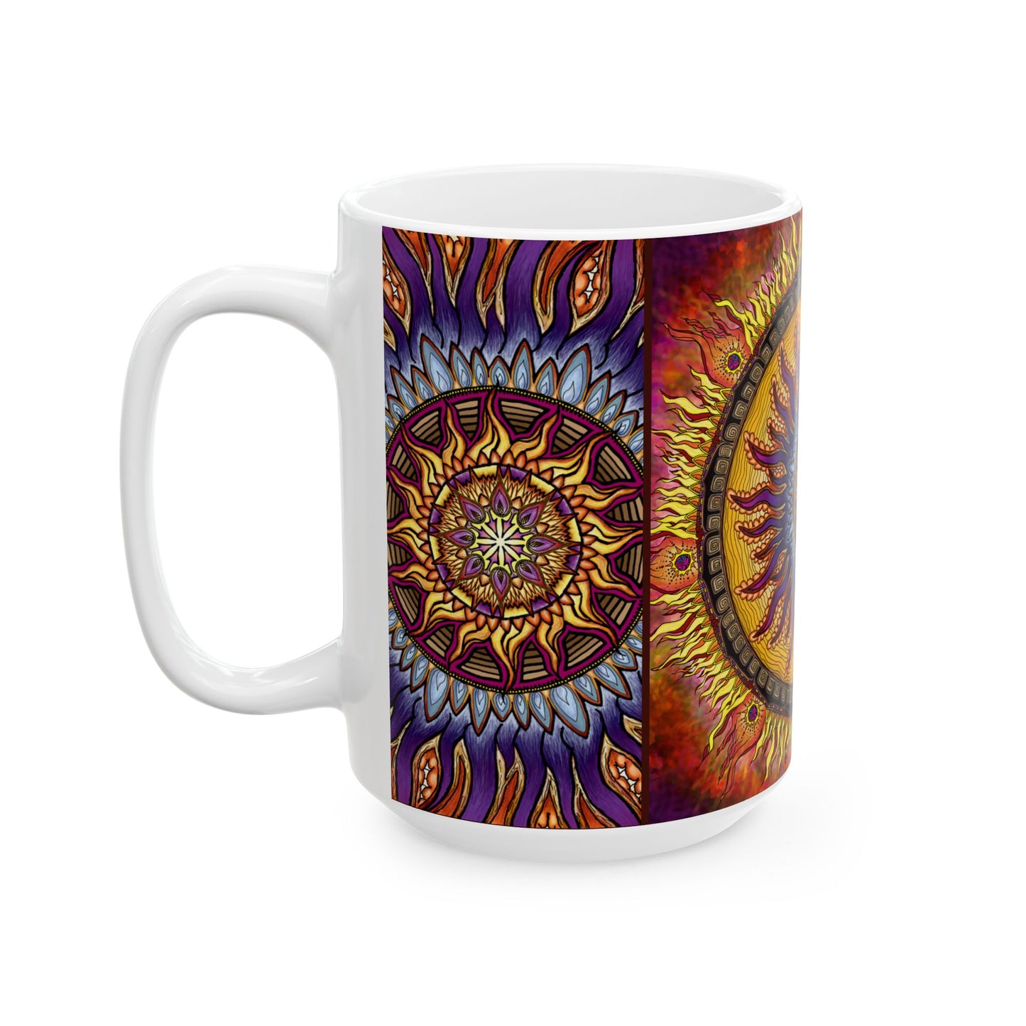 Pacio, Adam - Solar Disc Mandala - Ceramic Mug