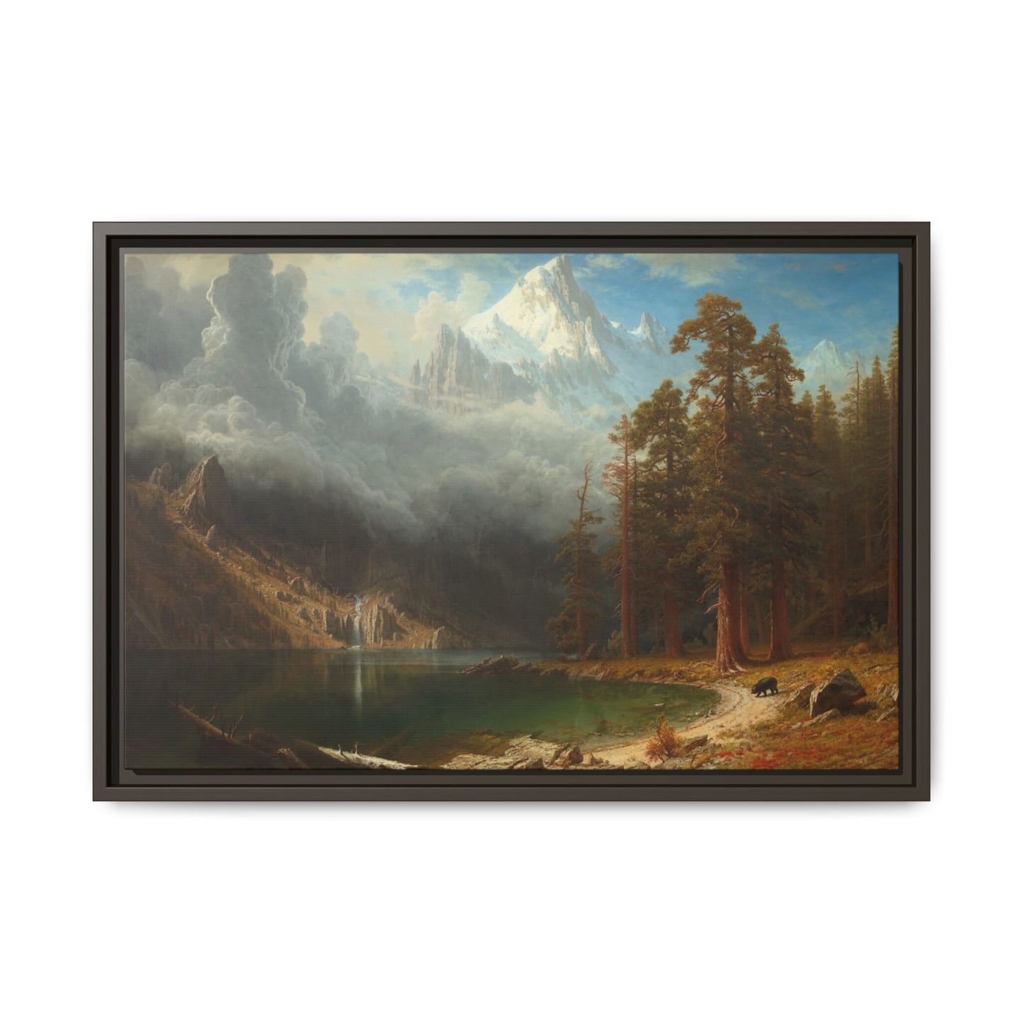 Bierstadt, Albert - Mount Corcoran (1877) - Matte Canvas, Framed