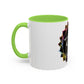 AdamPacio.com - Black Logo - Colorful Accent Mugs