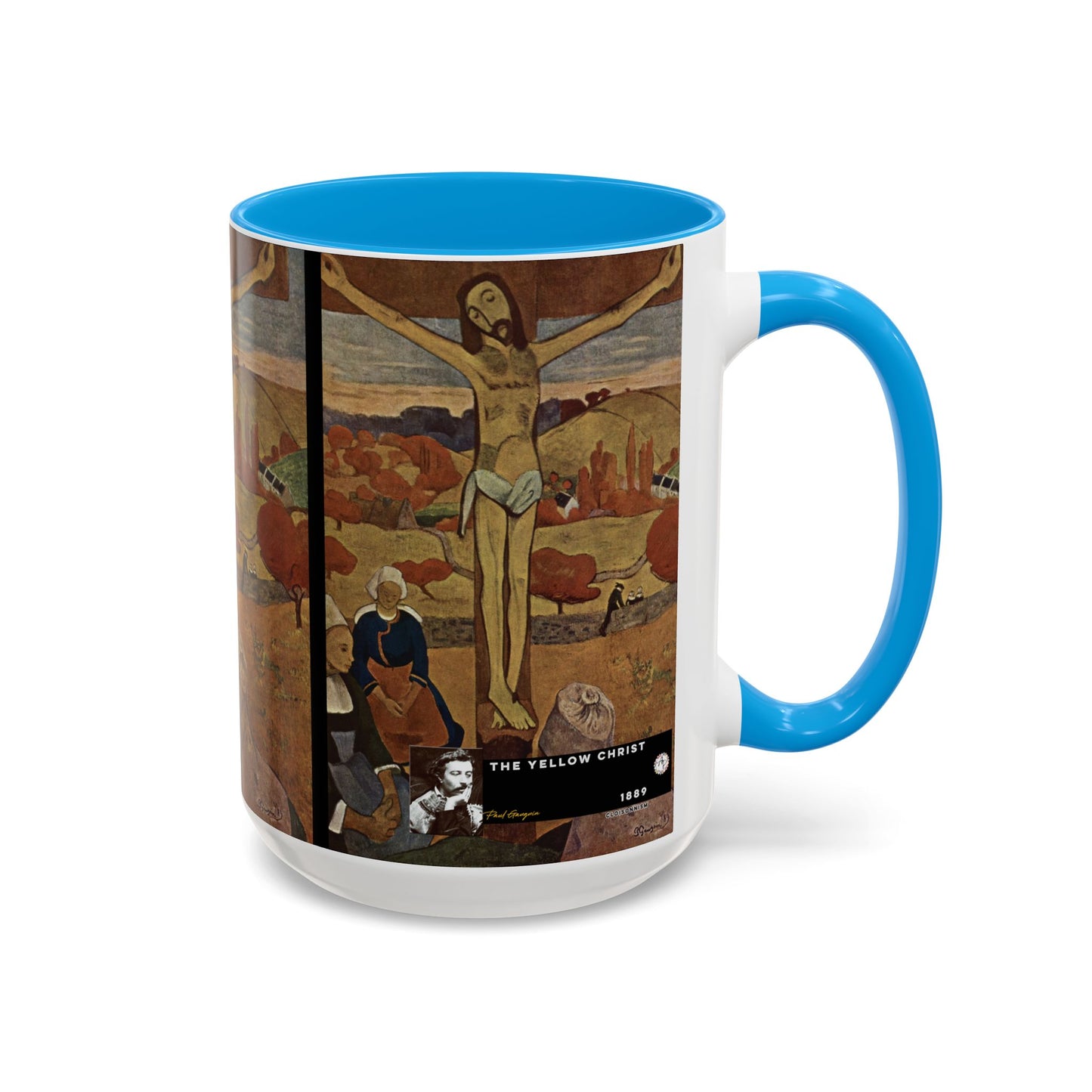 Gauguin, Paul - The Yellow Christ (1889) - Colorful Accent Mugs