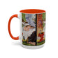 Cézanne, Paul - A Modern Olympia (1874) - Colorful Accent Mugs