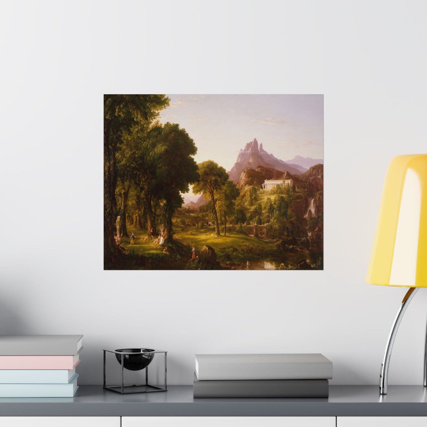Cole. Thomas - Dream of Arcadia (1838)- Satin Posters