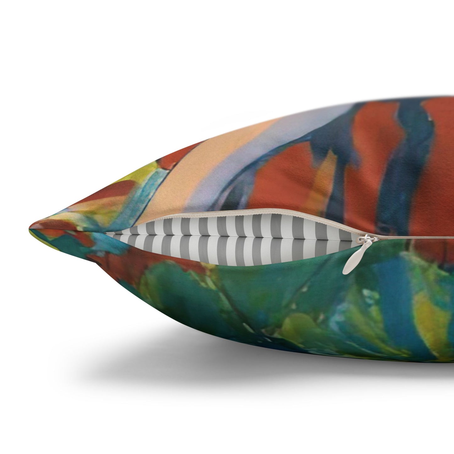 Copy of Pacio, Adam - Emerald Arrows Mandala - Suede Square Pillowcase