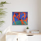 Matisse, Henri - Dance (II) (1910) - Matte Canvas, Framed