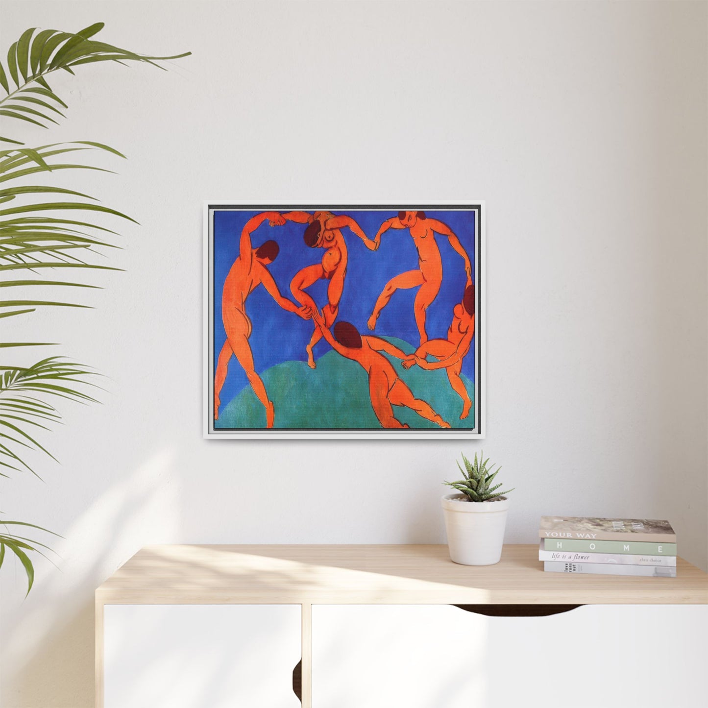 Matisse, Henri - Dance (II) (1910) - Matte Canvas, Framed