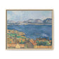 Cézanne, Paul - The Bay of Marseille, Seen from L'Estaque (1885) - Matte Canvas, Framed