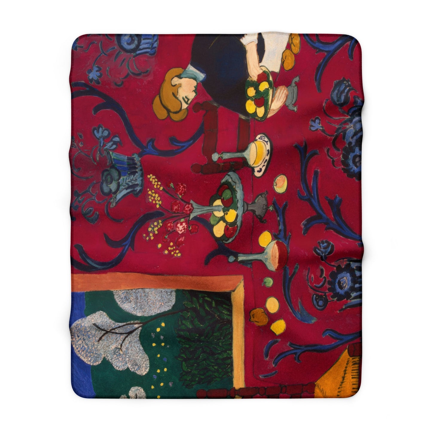 Matisse, Henri - The Dessert Harmony in Red (1908) - Sherpa Fleece Blanket