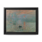 Monet, Claude - Impression, Sunrise (1872) - Matte Canvas, Framed