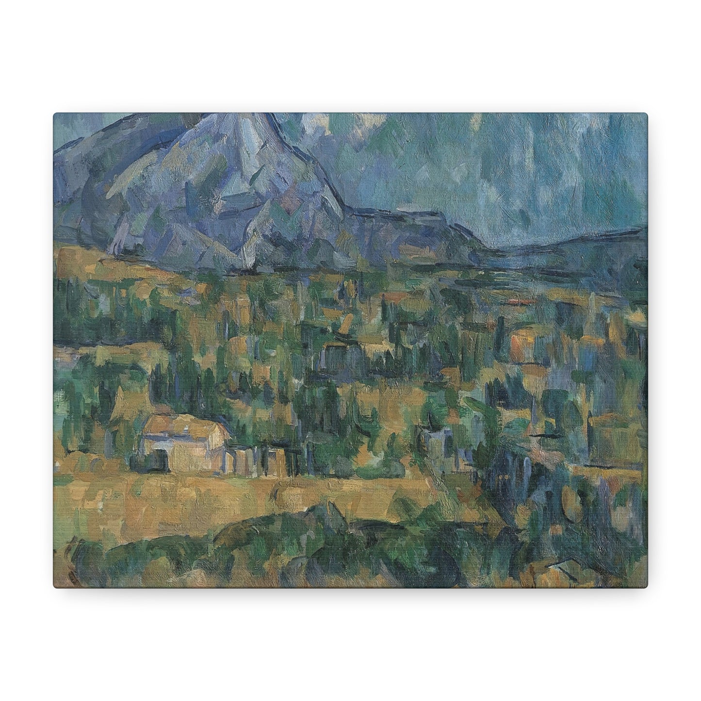 Cézanne, Paul - Mont Sainte-Victoire (1902) - Canvas Block, unframed