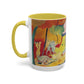 Matisse, Henri - The Joy of Life (1905) - Colorful Accent Mugs