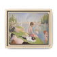Seurat, Georges - Bathers at Asnières (1884) - Matte Canvas, Framed