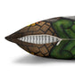 Pacio, Adam - Emerald Arrows Mandala - Suede Square Pillowcase