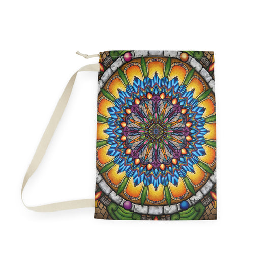 Pacio, Adam - Emerald Arrows Mandala - Laundry Bag