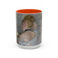 Morisot, Berthe - Woman at Her Toilette (1880) - Colorful Accent Mugs