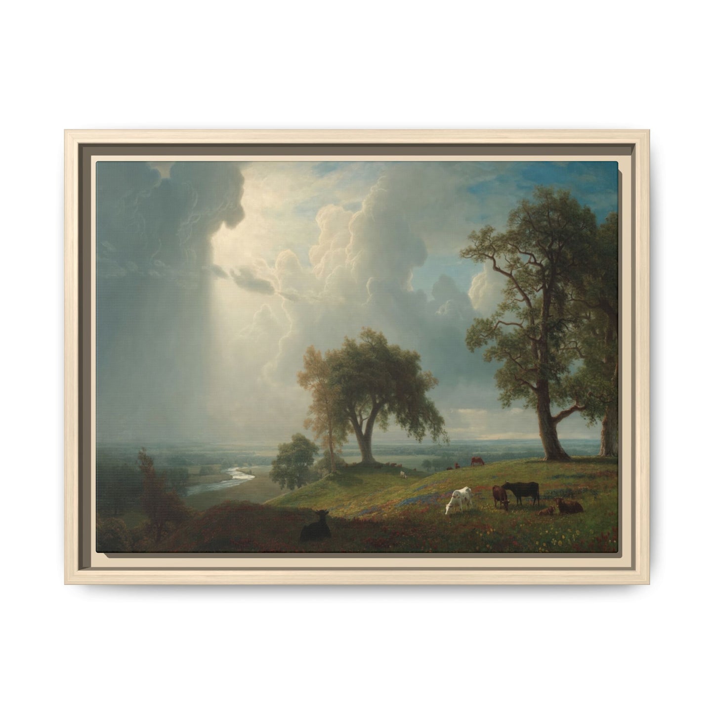 Bierstadt, Albert - California Spring (1875) - Matte Canvas, Framed