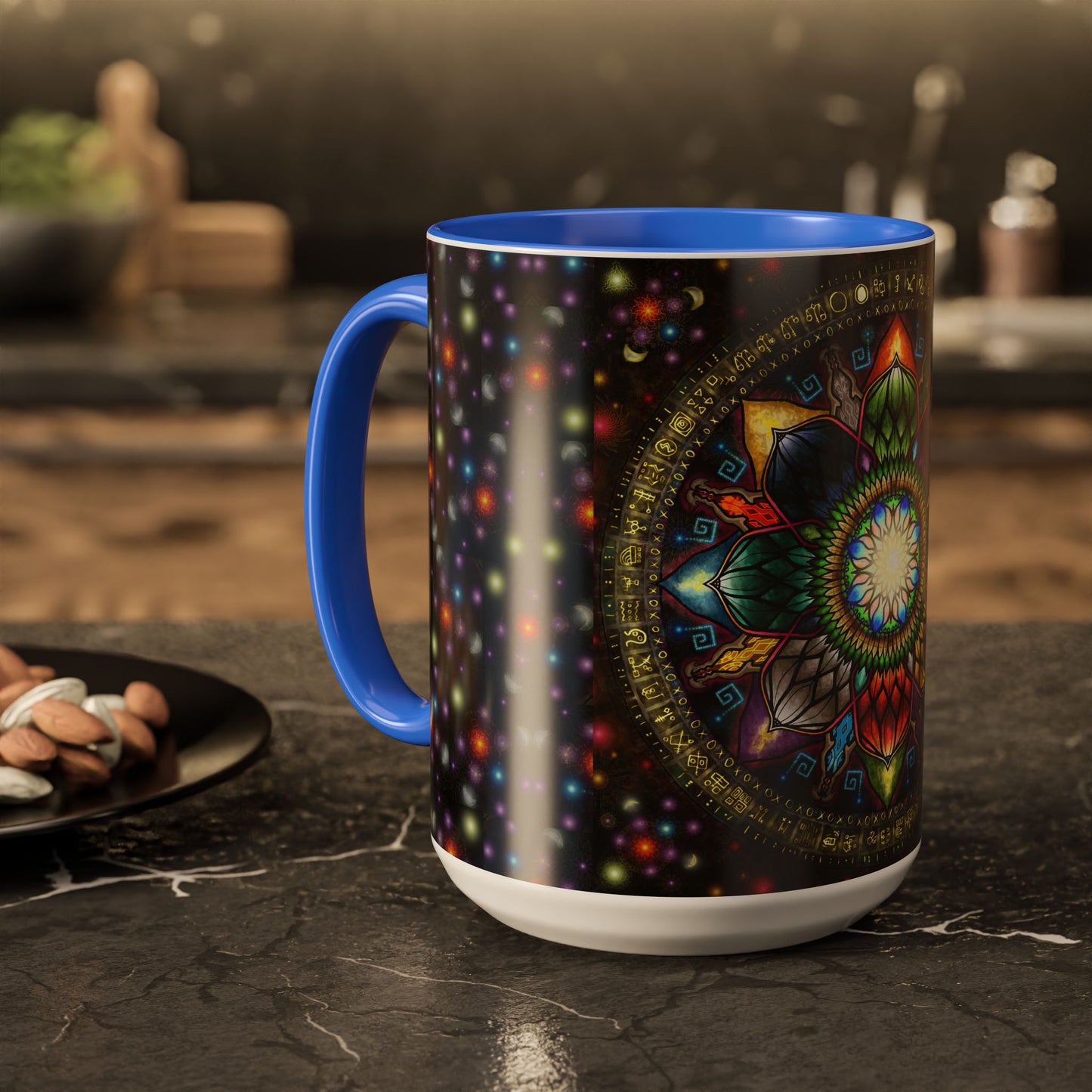Pacio, Adam - Mystic Jewel Mandala - Colorful Accent Mugs