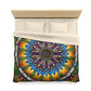 Pacio, Adam - Emerald Arrows Mandala - Microfiber Duvet Cover