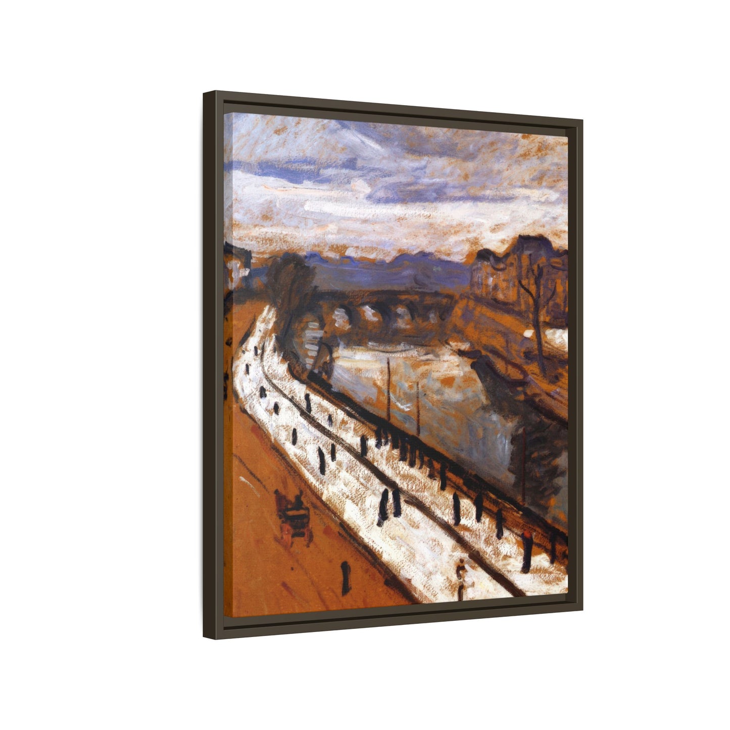 Marquet, Albert - Quai des Grands-Augustins (1905) - Matte Canvas, Framed