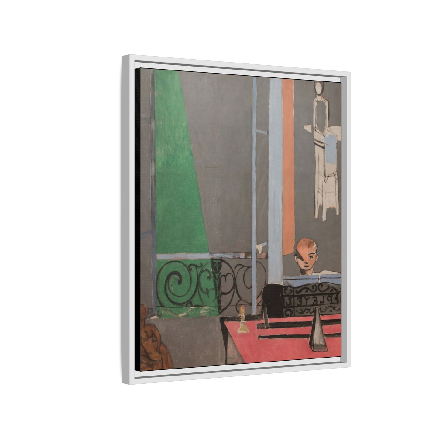 Matisse, Henri - Piano Lesson (1916) - Matte Canvas, Framed