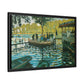 Monet, Claude - La Grenouillere (1869) - Matte Canvas, Framed