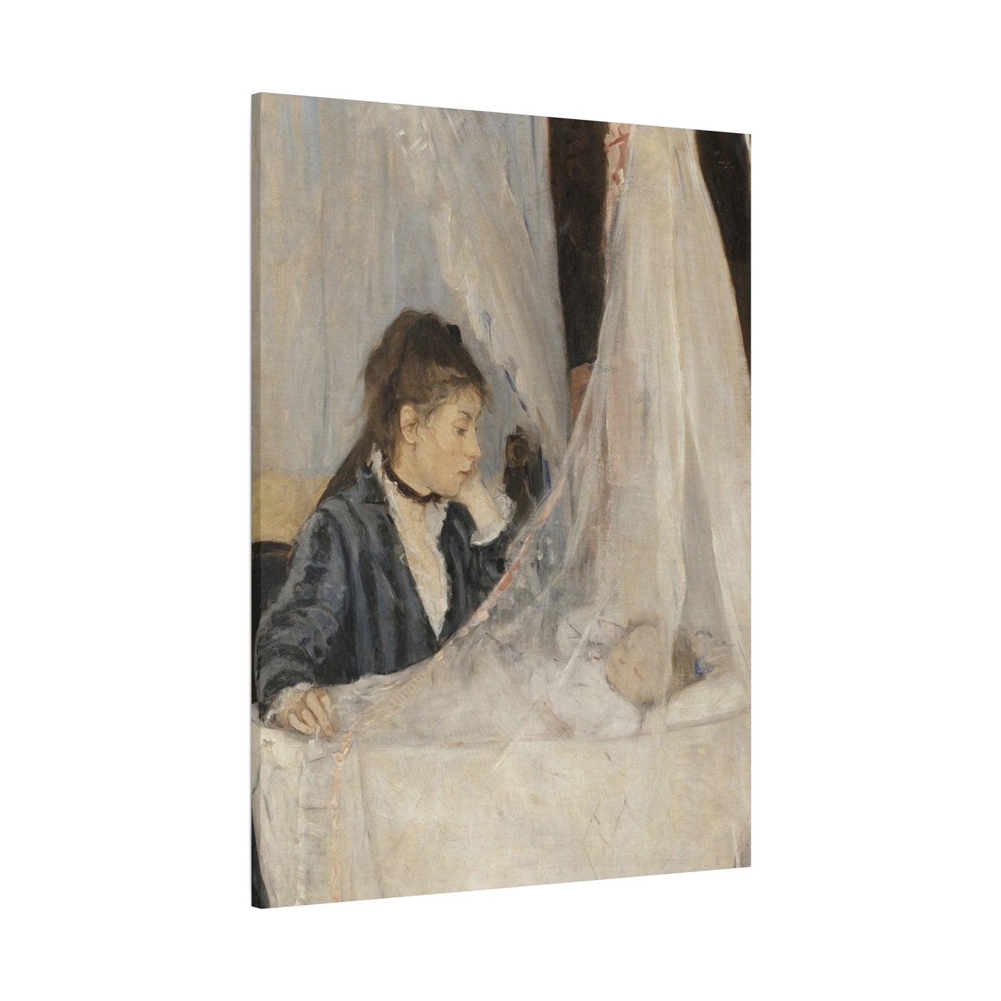 Morisot, Berthe - The Cradle (1872) - Canvas Block, unframed