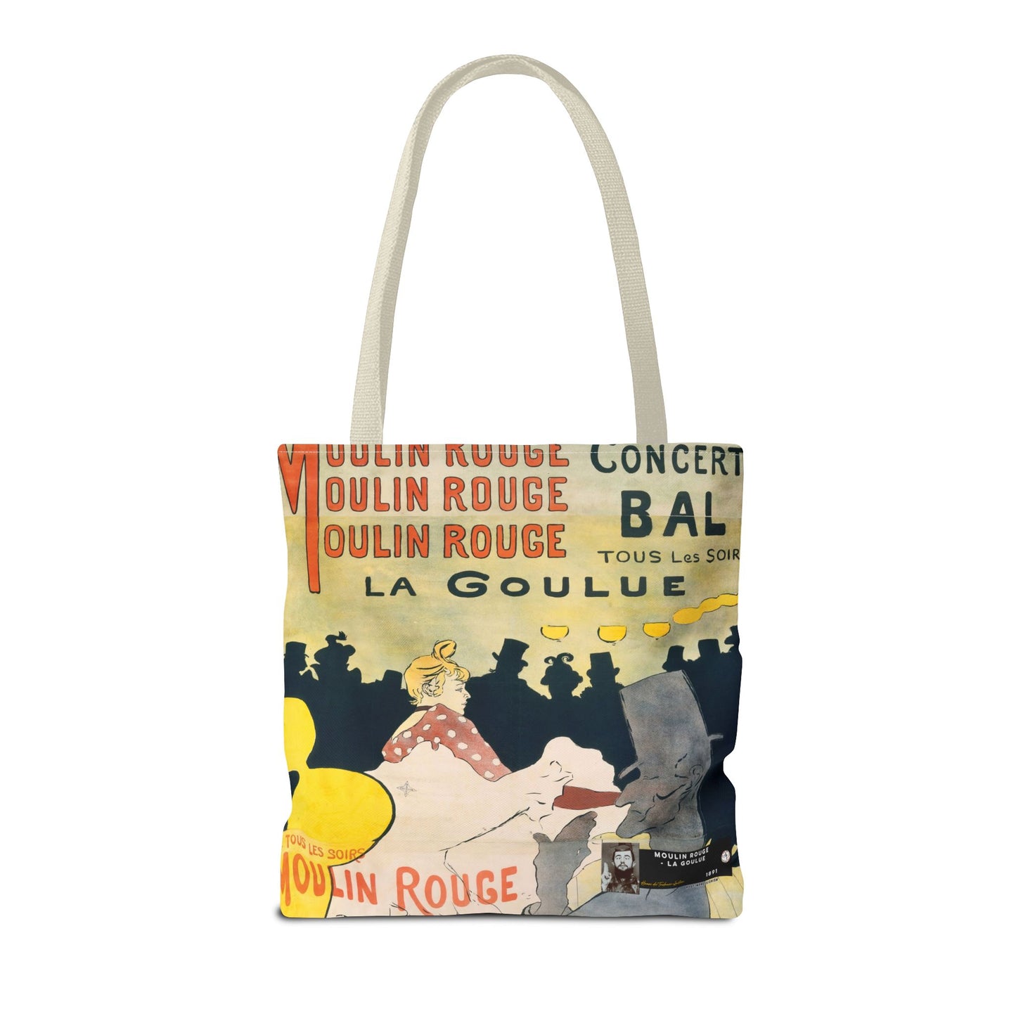 Toulouse-Lautrec, Henri - Moulin Rouge - La Goulue (1891) - Tote Bag