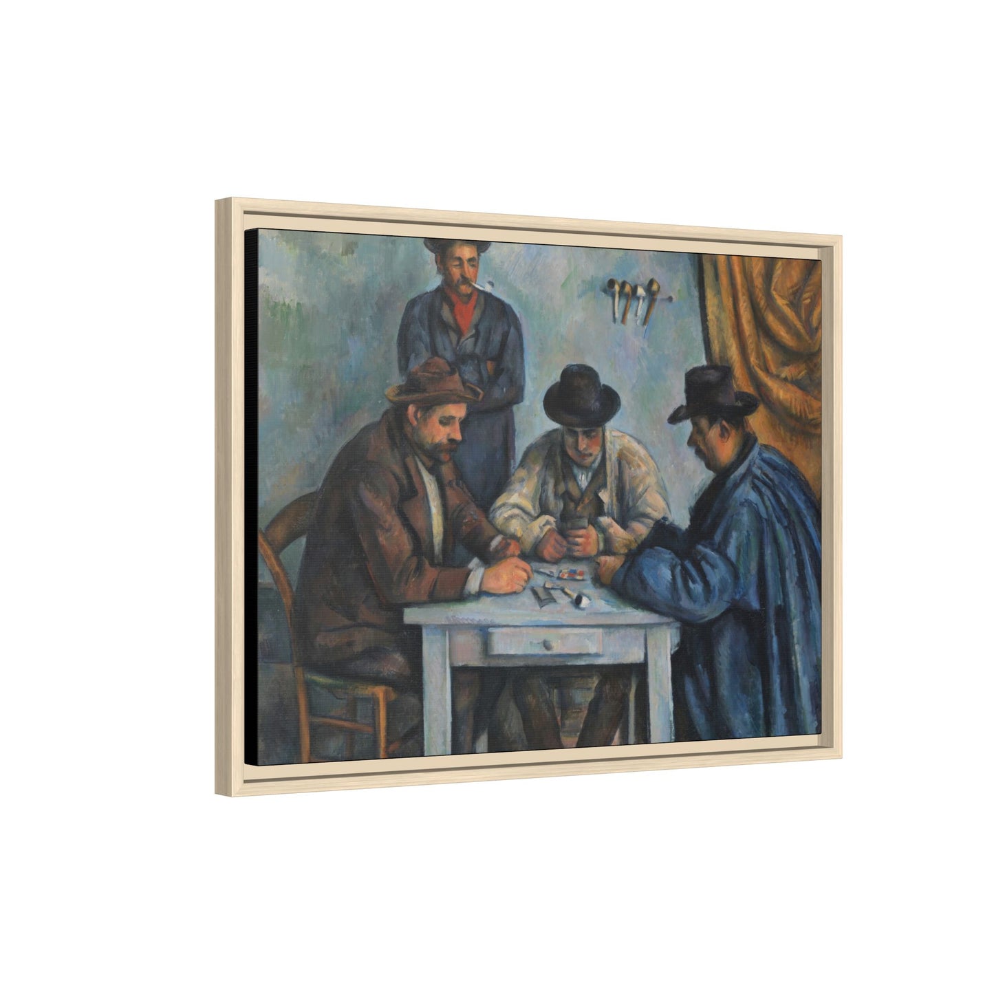 Cézanne, Paul - The Card Players (1892) - Matte Canvas, Framed
