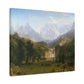 Bierstadt, Albert - The Rocky Mountains, Lander’s Peak (1863) - Canvas Block, unframed